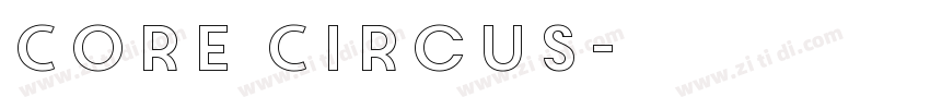 Core Circus字体转换